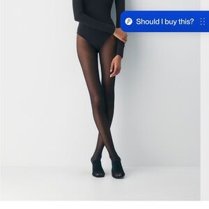 Aritzia Long Sleeve Contour Crew Bodysuit in Black